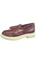 HAKİKİ KIRMIZI DERİ KADIN LOAFER