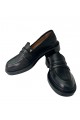 JUMER HAKİKİ SİYAH DERİ KADIN LOAFER